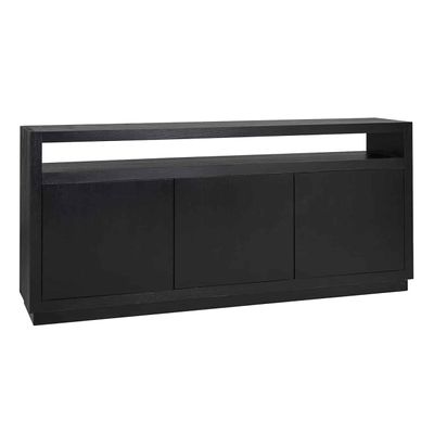 Richmond Interiors Dressoir Oakura 3-deuren (Zwart) Richmond Interiors Dressoir Oakura 3-deuren (Zwart)