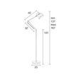 Afbeelding van Zuiver Reader Vloerlamp Wit