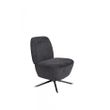 Afbeelding van Zuiver Dusk Lounge Chair Dark Grey