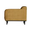 Afbeelding van Statement fauteuil - fluweel honing geel