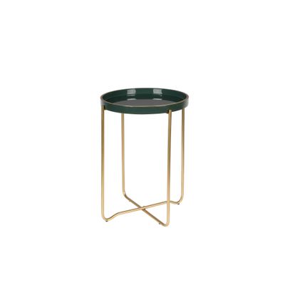 White Label Living Side Table Celina Dark Green White Label Living Side Table Celina Dark Green