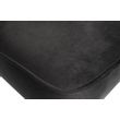 Afbeelding van BePureHome Vogue Barstoel Fluweel Zwart - 80 CM