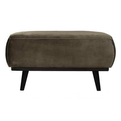 BePureHome Statement Hocker Fluweel Warm Groen BePureHome Statement Hocker Fluweel Warm Groen
