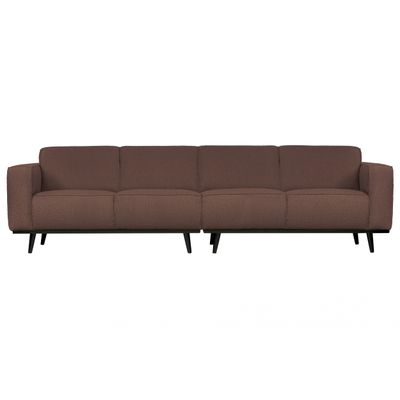 BePureHome Statement 4-zits Bank Bouclé Coffee BePureHome Statement 4-zits Bank Bouclé Coffee