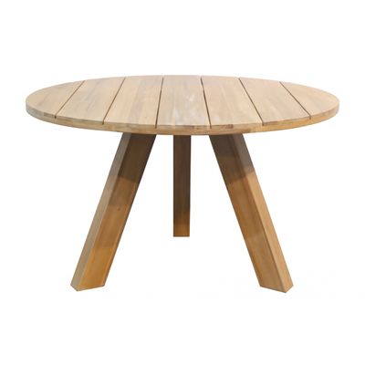 Woood Abby Ronde Tafel Hout Naturel Ø129cm Woood Abby Ronde Tafel Hout Naturel Ø129cm