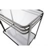 Afbeelding van Woood Exclusive Kylie Bijzettafel Metaal/glas Zwart
