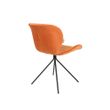 Afbeelding van Zuiver OMG Stoel Oranje Velvet