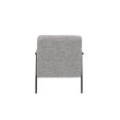 Afbeelding van White Label Living Lounge Chair Wakasan Light Grey