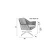 Afbeelding van Zuiver Uncle Jesse Lounge Chair