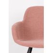Afbeelding van Zuiver Albert Kuip Armstoel Soft Pink
