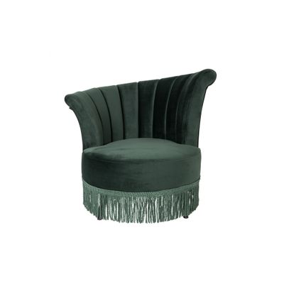 Dutchbone Flair Lounge Chair Donkergroen Dutchbone Flair Lounge Chair Donkergroen