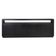 Afbeelding van Richmond Interiors Dressoir Oakura 4-deuren (Zwart)