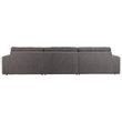 Afbeelding van BePureHome Date Chaise Longue Rechts Vintage Fluweel Warm Grijs