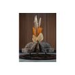 Afbeelding van BePureHome Vogue Draaifauteuil Fluweel Aquarel Flower Zwart