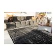Afbeelding van Louis de Poortere Griff White On black - 230 x 330 CM
