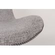 Afbeelding van White Label Living Chair Lester Light Grey