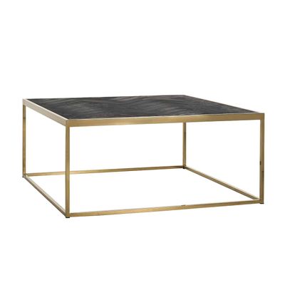 Richmond Interiors Salontafel Blackbone gold 90x90 (Goud) Richmond Interiors Salontafel Blackbone gold 90x90 (Goud)