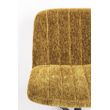 Afbeelding van White Label Living Lounge Chair Belmond Rib Ochre