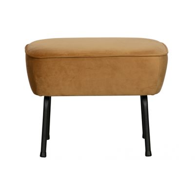BePureHome Vogue Hocker Fluweel Mosterd BePureHome Vogue Hocker Fluweel Mosterd