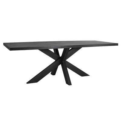 Richmond Interiors Eettafel TOP Oakura 200x95 (Zwart) Richmond Interiors Eettafel TOP Oakura 200x95 (Zwart)