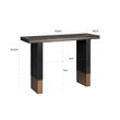 Afbeelding van Richmond Interiors Wandtafel Hunter 150x40 (Goud)