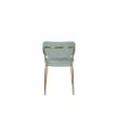Afbeelding van White Label Living Chair Jolien Gold/Light Green