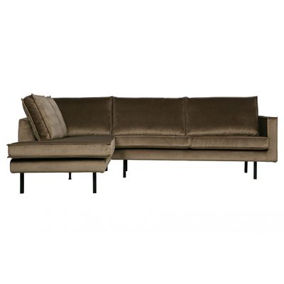 BePureHome Rodeo Hoekbank Links Taupe BePureHome Rodeo Hoekbank Links Taupe