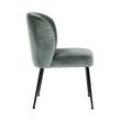 Afbeelding van Richmond Interiors Stoel Fallon Jade Velvet / Black (Genova 504 Jade)