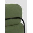 Afbeelding van White Label Living Lounge Chair Polly Green