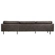 Afbeelding van BePureHome Rodeo Chaise Longue Rechts Zwart