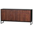 Afbeelding van BePureHome Nuts Dressoir Hout Walnoot Zwart