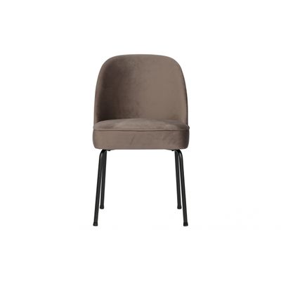 BePureHome Vogue Eetkamerstoel Fluweel Nougat BePureHome Vogue Eetkamerstoel Fluweel Nougat