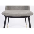 Afbeelding van White Label Living Chair Lionel Light Grey