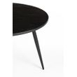 Afbeelding van White Label Living Table Mo 110' Black