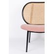 Afbeelding van Zuiver Spike Lounge Chair Naturel/Roze