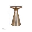 Afbeelding van Richmond Interiors Bijzettafel Booker 32Ø (Goud)