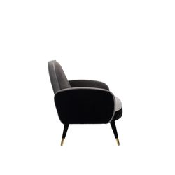 Zuiver Sam Lounge Chair Black Grey FR