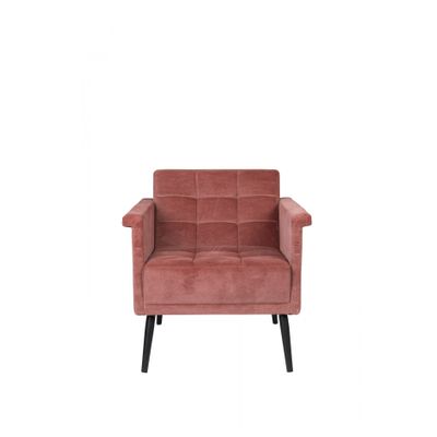 Dutchbone Sir William Lounge Chair Vintage Roze Dutchbone Sir William Lounge Chair Vintage Roze