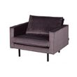 Afbeelding van BePureHome Rodeo Fauteuil Donkergrijs