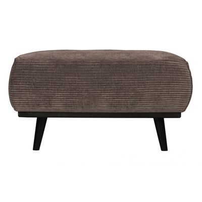 BePureHome Statement Hocker Brede Platte Rib Taupe BePureHome Statement Hocker Brede Platte Rib Taupe