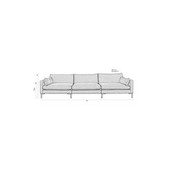 Zuiver Sofa Summer 4,5-Seater Coffee
