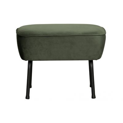 BePureHome Vogue Hocker Fluweel Onyx BePureHome Vogue Hocker Fluweel Onyx