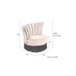 Afbeelding van Dutchbone Flair Lounge Chair Roze