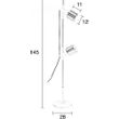 Afbeelding van Zuiver Ivy Vloerlamp