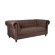 Afbeelding van Dutchbone Chester Sofa Donkerbruin
