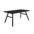 Afbeelding van Zuiver Seth Eettafel Zwart - 180 CM