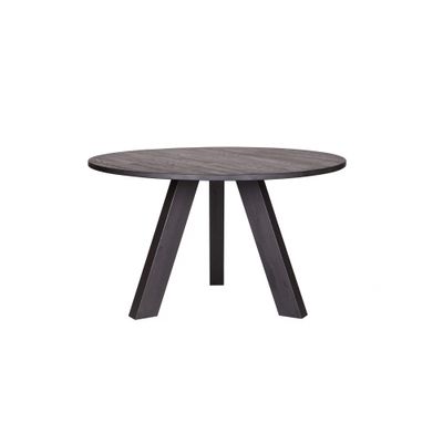 Woood Rhonda Eettafel Zwart - 129 CM Woood Rhonda Eettafel Zwart - 129 CM
