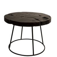 Dutchbone Kraton Bijzettafel Chocolate Black L