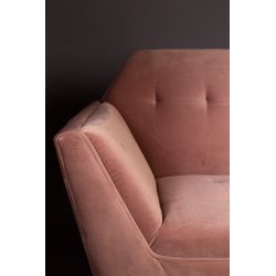Dutchbone Kate Lounge Chair pink clay