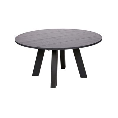 Woood Rhonda Eettafel Zwart - 150 CM Woood Rhonda Eettafel Zwart - 150 CM